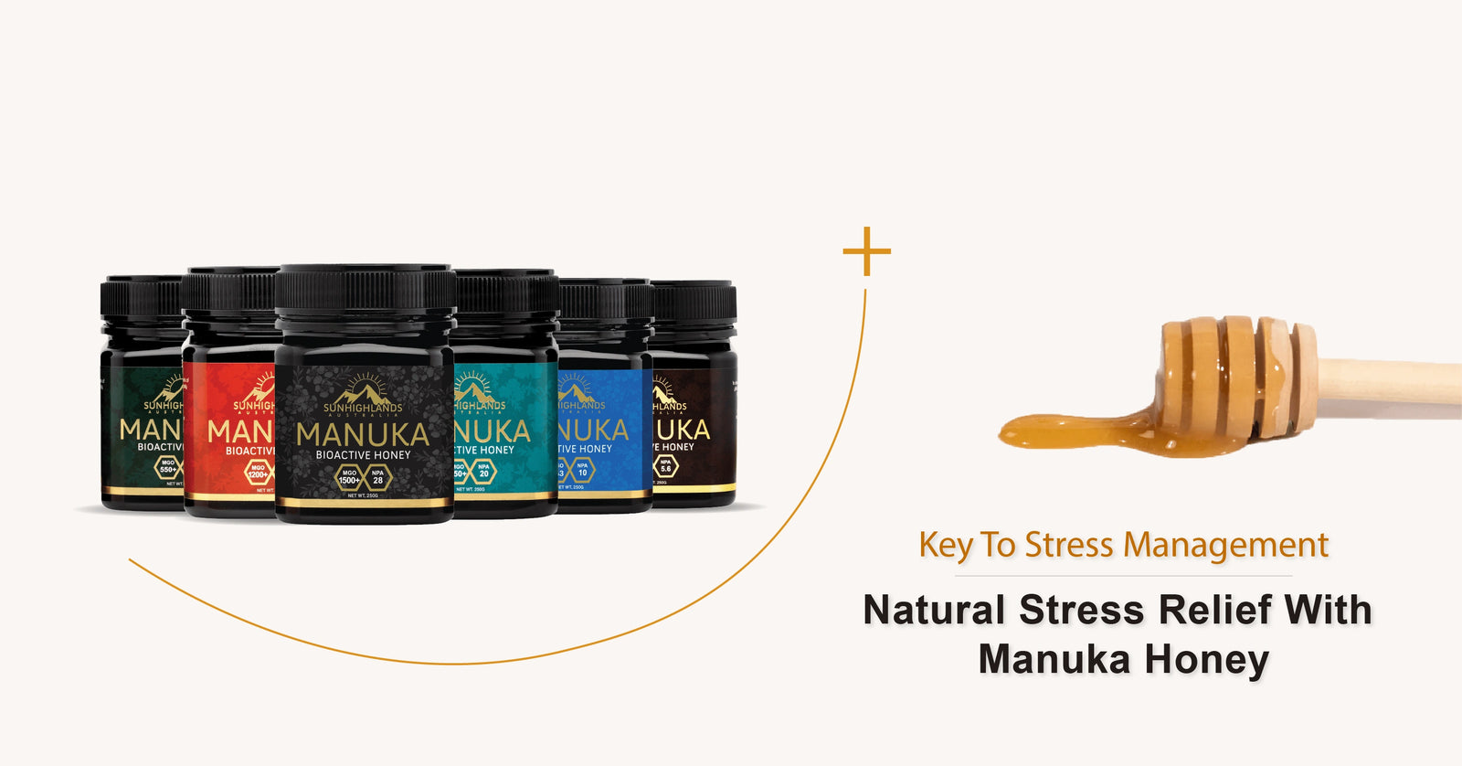 Natural stress relief with Manuka honey