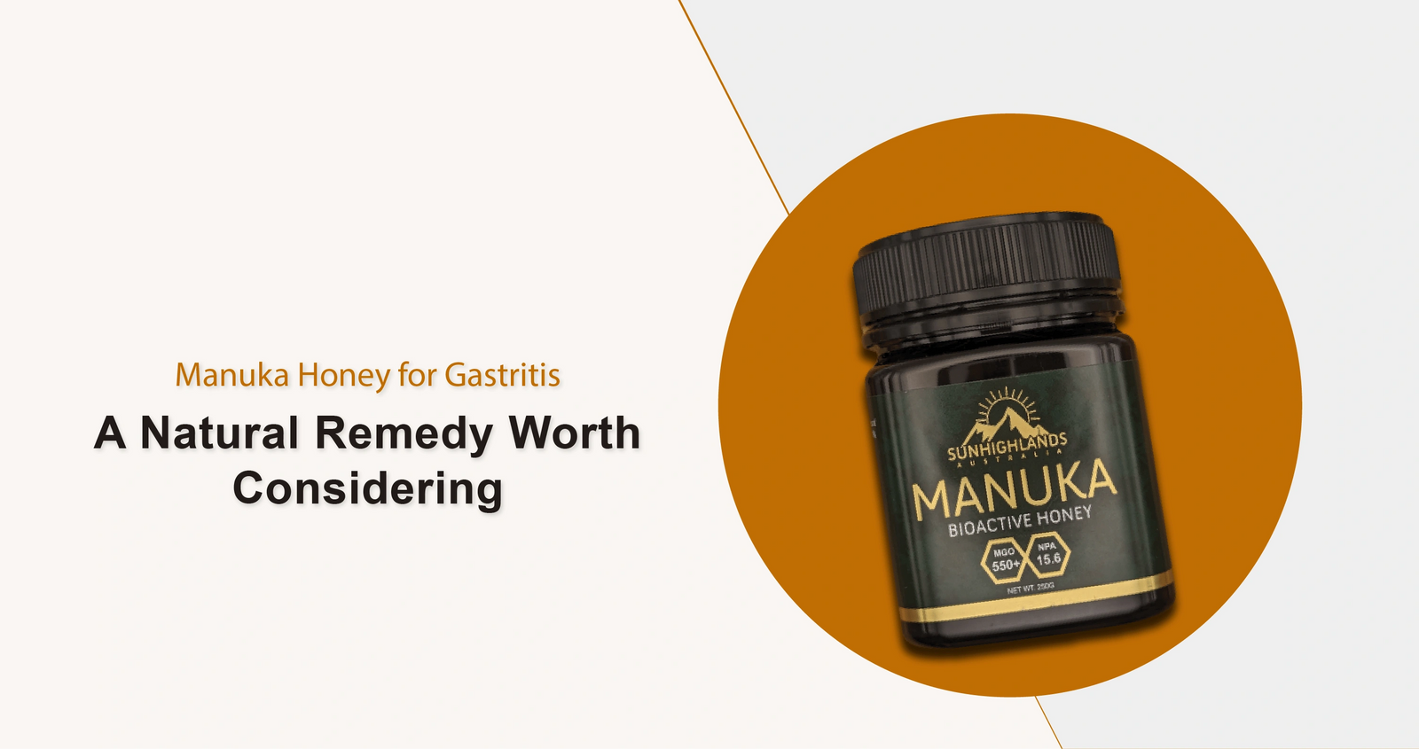 manuka honey for gastritis